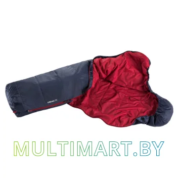 Спальный мешок Deuter Dreamlite L 2021 левый (navy/cranberry) картинка 2